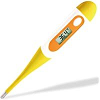 Termómetro oral rectal o axilar digital de Easy@Home para la medición de la temperatura corporal para bebés niños…
